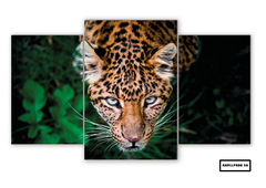 Tríptico escalonado Leopardos 56 - comprar online