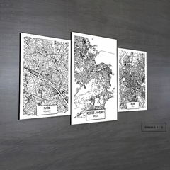 Tríptico escalonado Mapas Nórdicos 5 - 6 - comprar online
