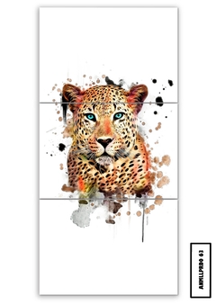 Tríptico simple Leopardos 63 - comprar online