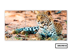 Tríptico simple Leopardos 66 - comprar online