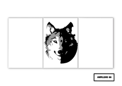 Tríptico simple Lobos 66 - comprar online