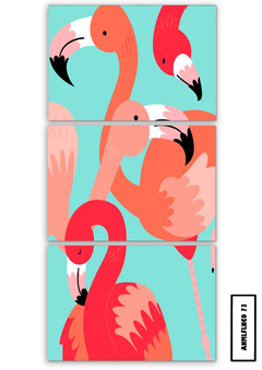 Tríptico simple Flamencos 73 - comprar online