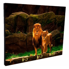 Portallaves de pared Leones 75