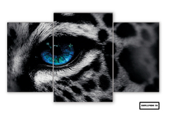 Tríptico escalonado Leopardos 76 - comprar online