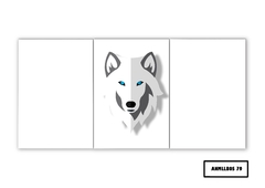 Tríptico simple Lobos 79 - comprar online