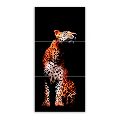 Tríptico simple Leopardos 83