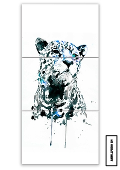 Tríptico simple Leopardos 84 - comprar online