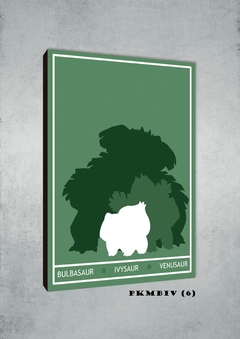 Bulbasaur, Ivysaur, Venusaur, MegaVenasaur 6 - comprar online