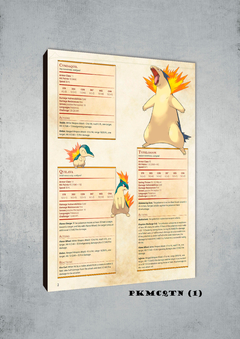 Cyndaquil, Quilava, Typhlosion 1 - comprar online