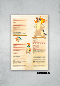 Cyndaquil, Quilava, Typhlosion 1