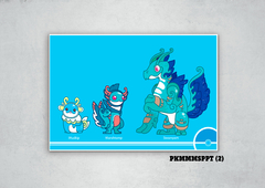 Mudkip, Marshtomp, Swampert 2