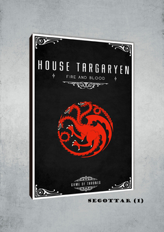Game of thrones - Casa Targaryen 1 - comprar online