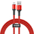 CABLE BASEUS HALO USB A LIGHTNING 2.4A 1M RED - comprar online