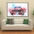 Quadro Decorativo Ford Mustang Aquarela