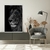 Quadro Decorativo Face do Leão Preto e Branco na internet