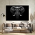 Quadro Decorativo Elefante Preto e Branco Horizontal - Moldura Maringá - Quadros Decorativos