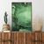 Quadro Decorativo Abstrato Verde Musgo - Moldura Maringá - Quadros Decorativos