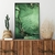 Quadro Decorativo Abstrato Verde Musgo