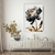 Quadro Decorativo Flor Moderna em Destaque - Moldura Maringá - Quadros Decorativos