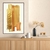 Quadro Decorativo Abstrato Pincel Dourado