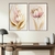 Dupla de Quadros Decorativos Flores Rosa Luxuosas - loja online