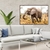 Quadro Decorativo Elefante Savana