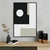 Quadro Decorativo Geométrico Minimalista - Moldura Maringá - Quadros Decorativos