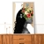 Quadro Decorativo Mulher Negra com Flores na Cabeça na internet