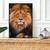 Quadro Decorativo Leão Africano