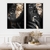 Dupla de Quadros Decorativos Mulheres Black Gold na internet