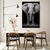 Quadro Decorativo Elefante Preto e Branco na internet