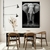 Quadro Decorativo Elefante Preto e Branco