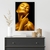 Quadro Decorativo Linda Mulher Dourada na internet