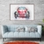 Quadro Decorativo Volkswagen Fusca Aquarela - Moldura Maringá - Quadros Decorativos