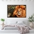 Quadro Decorativo Leão Savana Horizontal