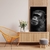 Quadro Decorativo Macaco Preto e Branco na internet