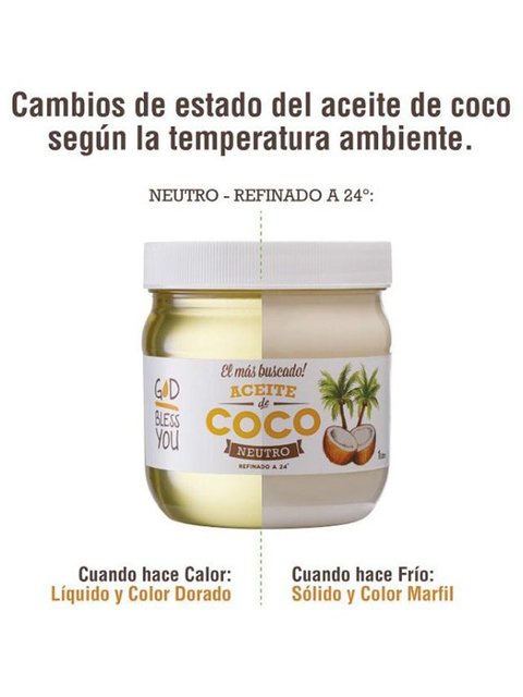 Aceite de Coco Neutro | God Bless You