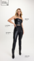 Top Faixa Leather - REF 2807 - Prioritat - Moda Feminina