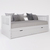 DIVAN CAMA MEDITERRANEO 110 BLANCO