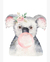 Quadro Decorativo 3 Telas Infantil Koala - comprar online