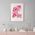 Quadro Decorativo 1 Tela Grandes Artistas Movimento Rosa - Inspirado por Henri Matisse
