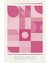 Quadro Decorativo 1 Tela Grandes Artistas Movimento Rosa - Inspirado por Bauhaus - comprar online