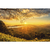 Quadro Decorativo 1 Tela Paisagem e Natureza Pôr do Sol Montanha Árvores - comprar online