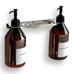 Dispenser de Shampoo y Acondicionador con Jabonera - ROMERO ROMERO MUEBLES