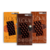 Kit Barras - Barra 70% Cacau 75g + Barra 70% Cacau Caramelo Salgado 75g + Barra Chocolate ao Leite 75g - 225g - ZERO GLÚTEN, ZERO LACTOSE E ZERO ADIÇÃO DE AÇÚCARES