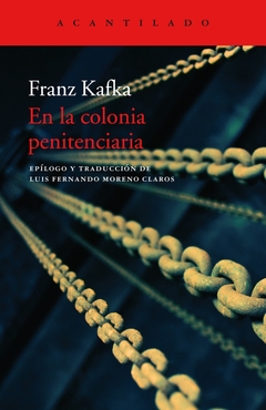 En la colonia penitenciaria - Franz Kafka