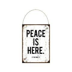 Peace is here