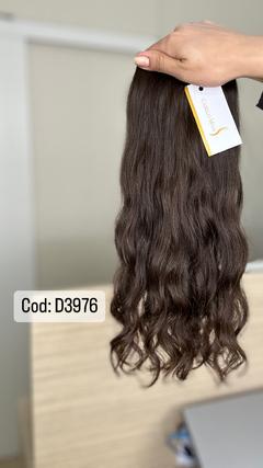 CABELO HUMANO LOIRO ESCURO NATURAL 43 CM 75 GRAMAS