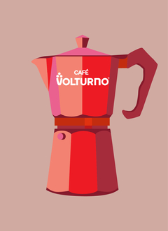 COMBO VOLTURNO - CAFETERA CLASICA 6 (360 cm3) + CUARTO DE CAFÉ - comprar online