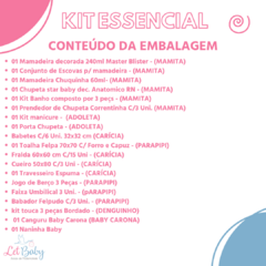 KIT ENXOVAL ESSENCIAL MENINA - comprar online